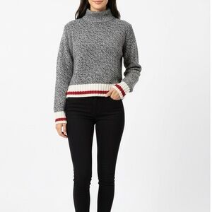 Roots Wool Cabin Collection Cropped Preppy Sweater